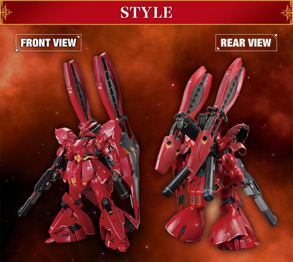 RG Sazabi Side F Fukuoka Mobile Suit Gundam Counterattack 1/144 MSN-04FF [GUNDAM SIDE-F] Char's