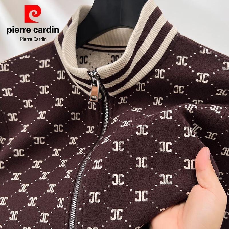 

Мужской вязаный кардиган свитер Pierre Cardin со стойкой 2XL