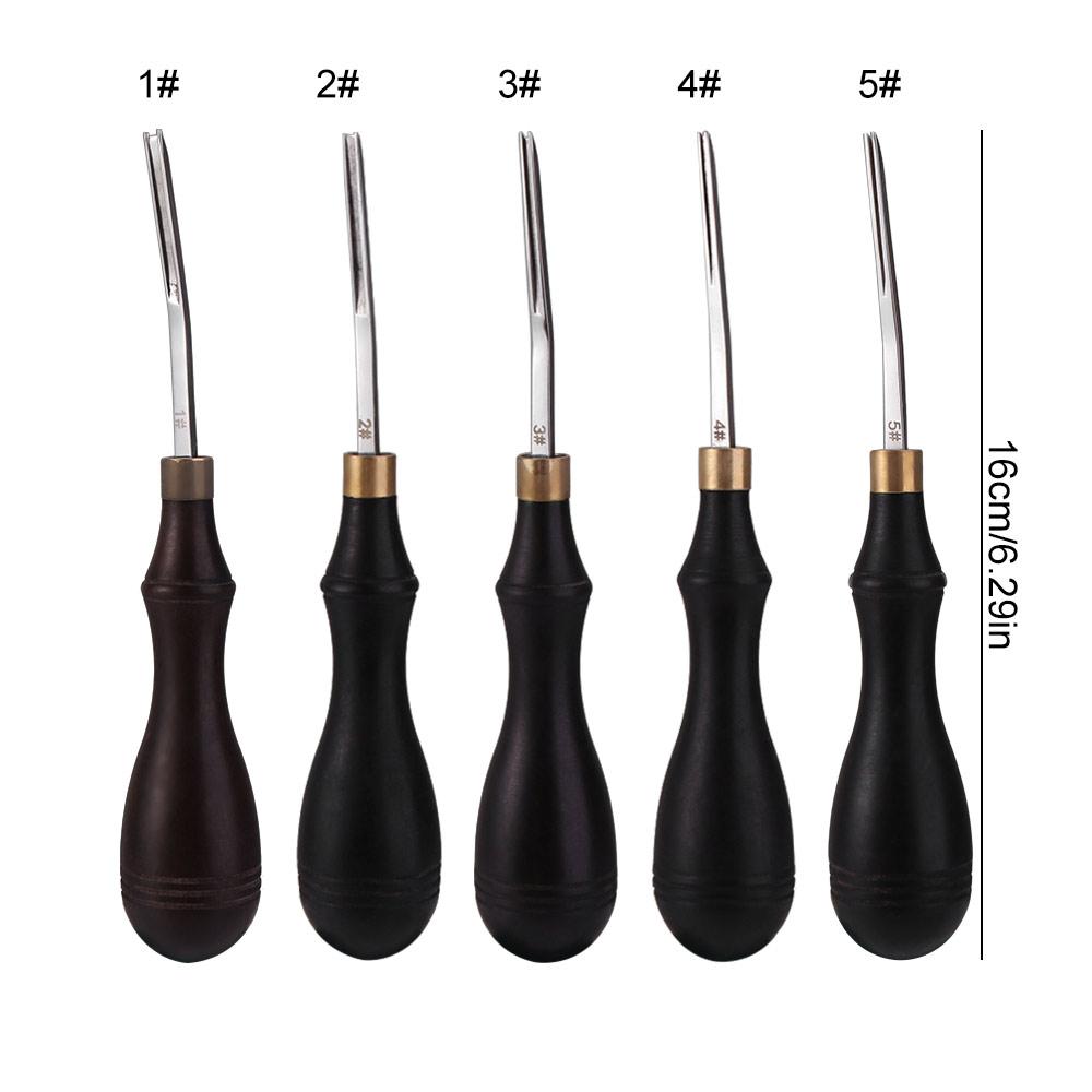 Professional Leather Edge Bevelers Wooden Handle Leather Edge Beveler Belt Makers