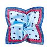 1Pc Polyester Flight Attendants Square Elegant Bandana Fashionable Women's Scarfs Hijab 50x50CM