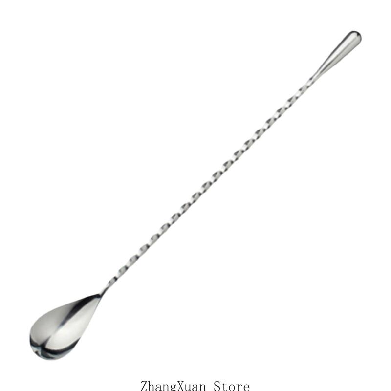 3XUF Professional 30cm Cocktails Spoon With Polished Finish For Bartending Essential
