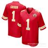 Kansas City Chiefs Football Jersey 15 MAHOMES 87 KELCE Embroidered Sports Team Uniform