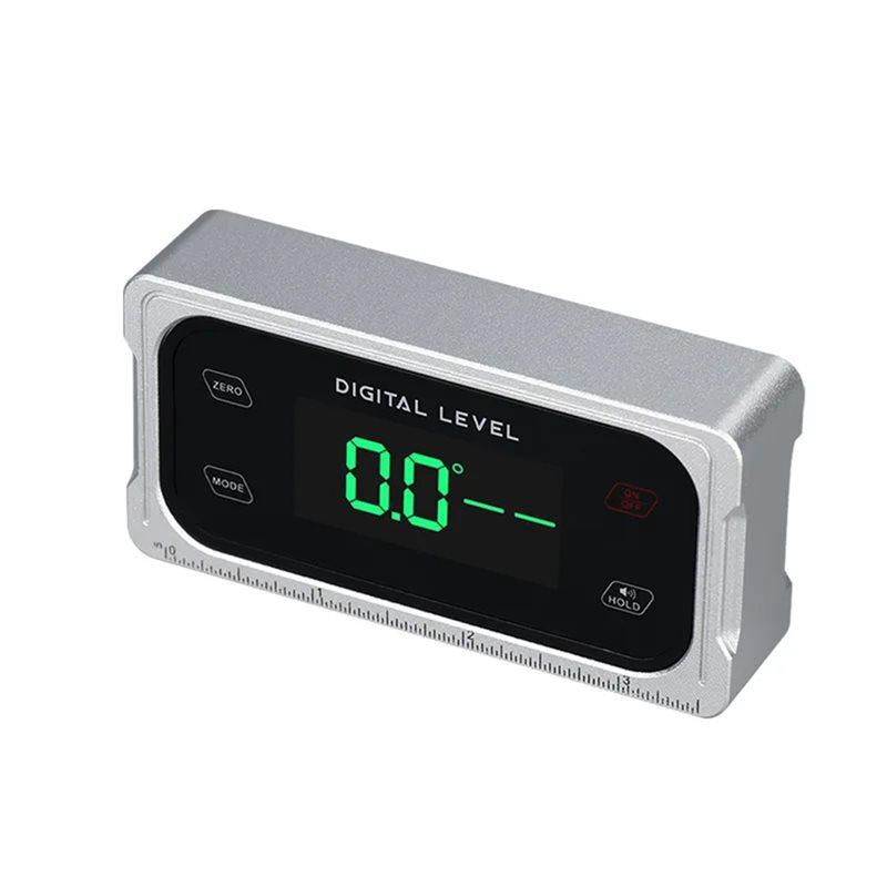 Ruler Angle Touch Digital Display With Magnetic Buzzer Aluminum Alloy Mini Electronic Ruler Angle