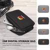 Auto-Datenkabel-Ladegerät Tragbare Festplatten-Organizer-Aufbewahrungstasche Für Abarth Freemont Strada 500x Grande Punto Ducato Stilo Palio