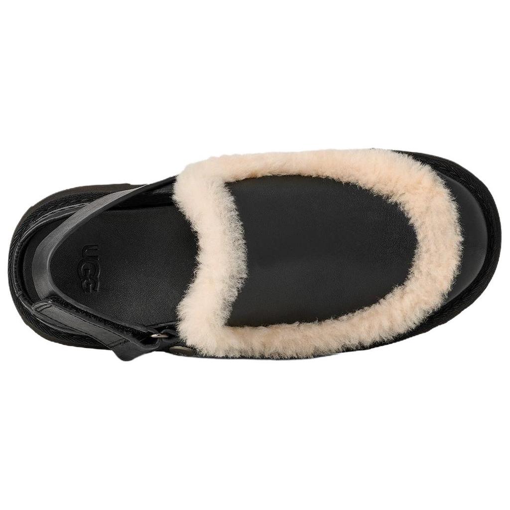 UGG Esmee Leather Fashion Comfortable Casual Flats 5.1cm Women flats Black 1171507-BLK