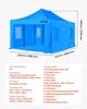 Portable Paint Booth Tent, 5870 X 3980 X 1780mm Portable Garage Spray Tent, Waterproof Spray Booth with Foldable Frame Design & 4 Mesh Side Windows