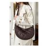 Fall Winter New Trendy Niche Diamond-Quilted Shoulder Crossbody Bag Dumpling Bag Premium Women Large Capacity Bag