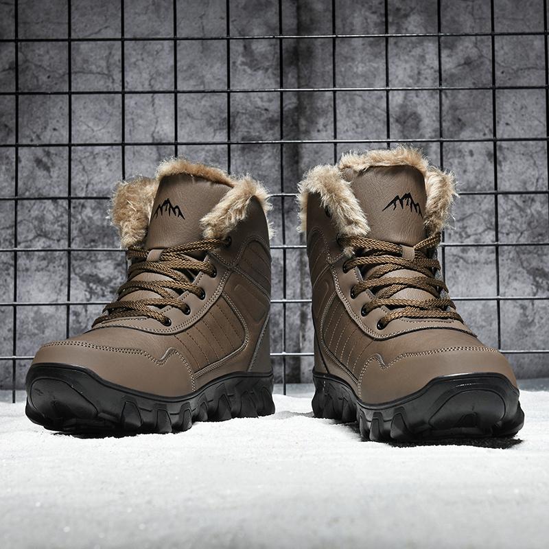 Russian Style Winter Boots Men Shoes Waterproof Outdoor Ankle Boots For Men Snow Boots