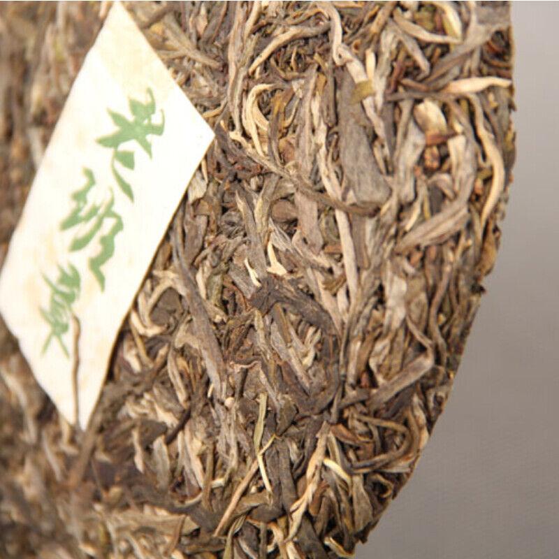 357g Natural Ancient Tree Pu'er Tea Cake Health Benefits Green Tealaobanzhang