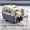 XDPC Xinding Pet Airline Crate: Durable Plastic Carrier with Iron Window for Cats & Dogs, Air China Approved