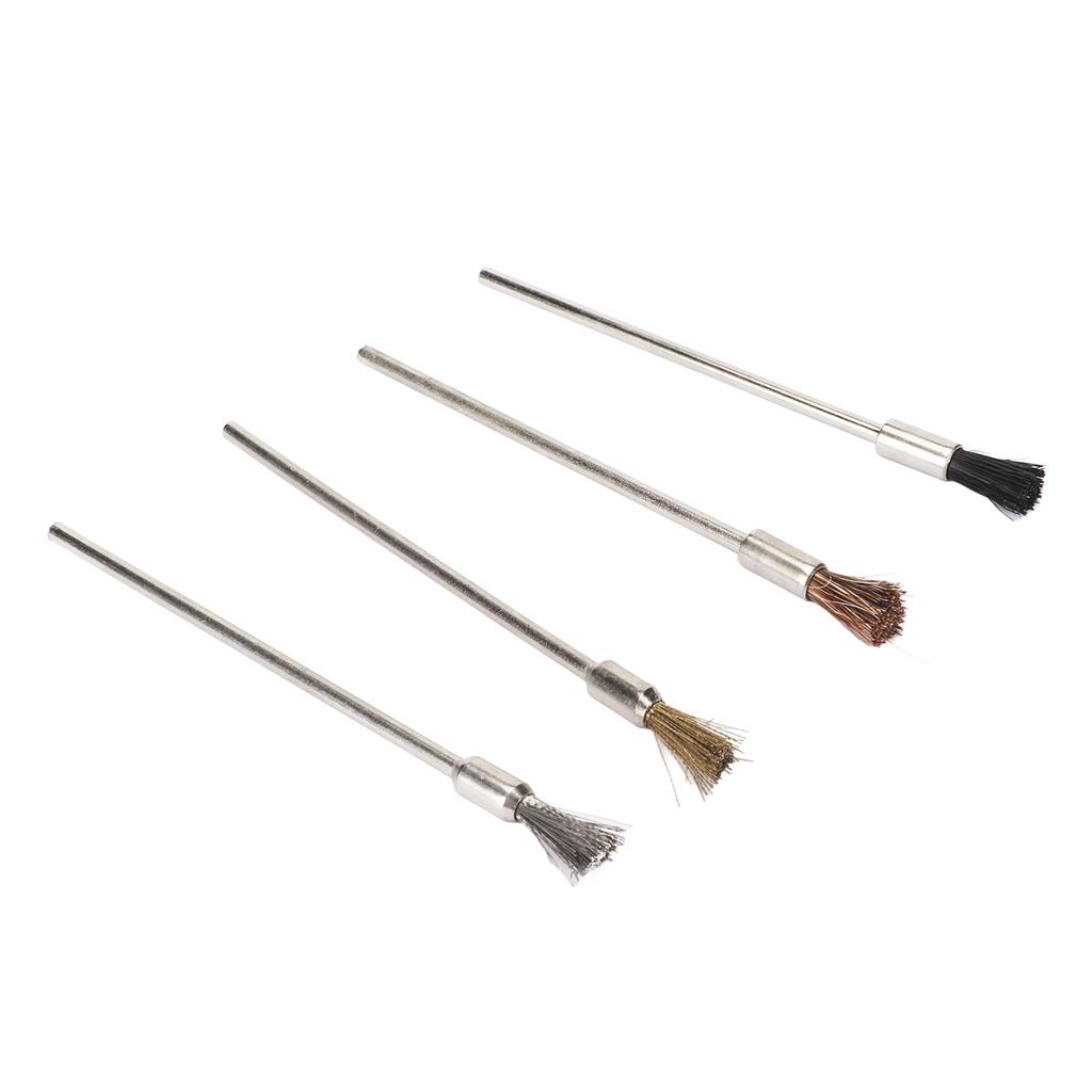 4pcs Scratch Brush Pen Set Fiberglass Nylon Tip Rust Remover Brush Pen for Corrosion Jewelry Circuit Boards