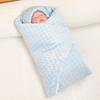 Spring & Autumn Velvet Lambswool Baby Swaddle Blanket - Double-Layer, Foldable & Thickened for Comfort and Warmth