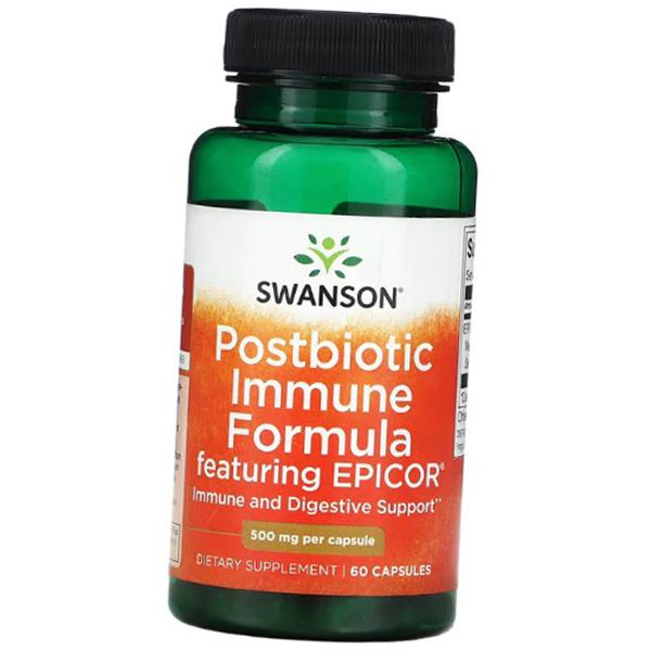 

Postbiotic Immune Formula Featuring Epicor 500, Swanson 60 caps (72280077) 60caps