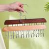 Hochwertiger 8-Haken-Kleiderbügel Holz Multifunktionaler Gürtelhalter Langlebiger BH-Halter für Zuhause und Wohnheim