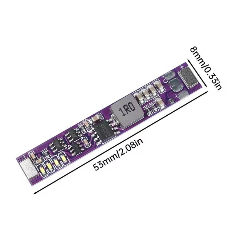 High Efficiency 92.5% 18650 Battery Steps Up Converters 5V 2A Output Integrated Charge Discharge Circuit Protections
