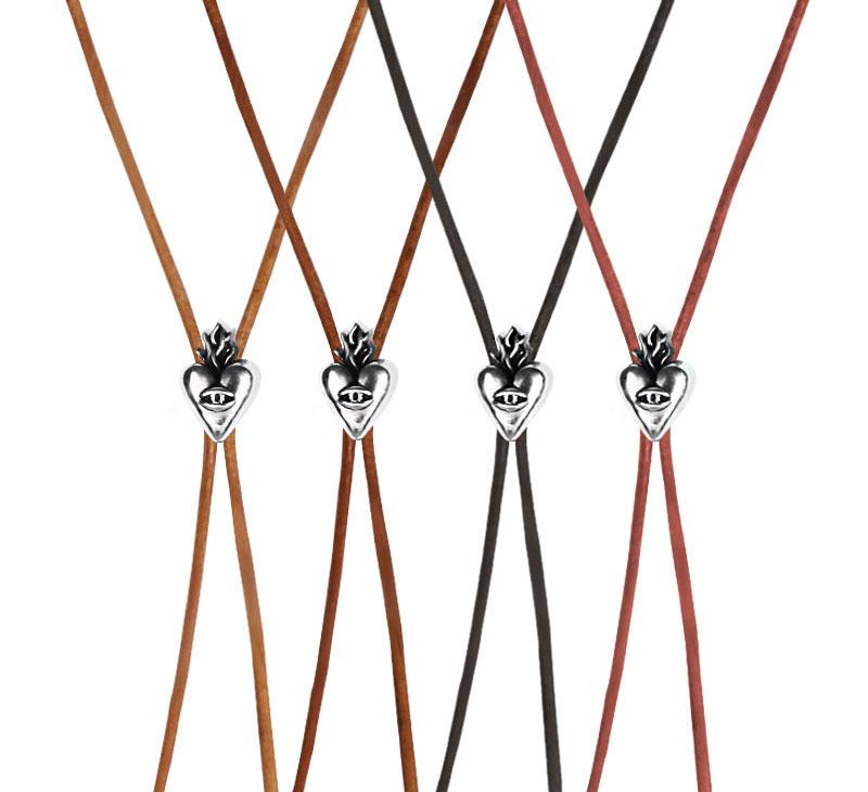 Anonymous Artisan Sacred Heart Bolo Tie