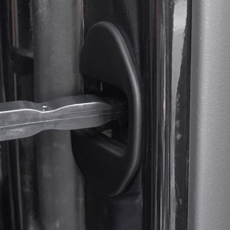 For Zeekr 009 Front Door Lock Cover Limiter Protective Cover Hinge Silicone Cover Waterproof and Rust-proof Decoration
