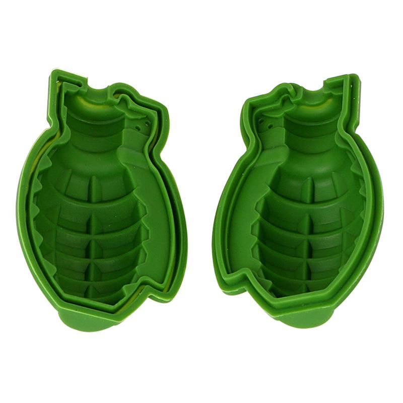1PC Grenade Ice Mold Life Size 3D Hand Grenade Soap Bath Bomb Whisky Ice Cube Ball Maker Tool