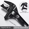 Multifunctional Bathroom Wrench High Carbon Steel Short Handle Wrench Large Opening Faucet Sink Water Heating Installation Tool