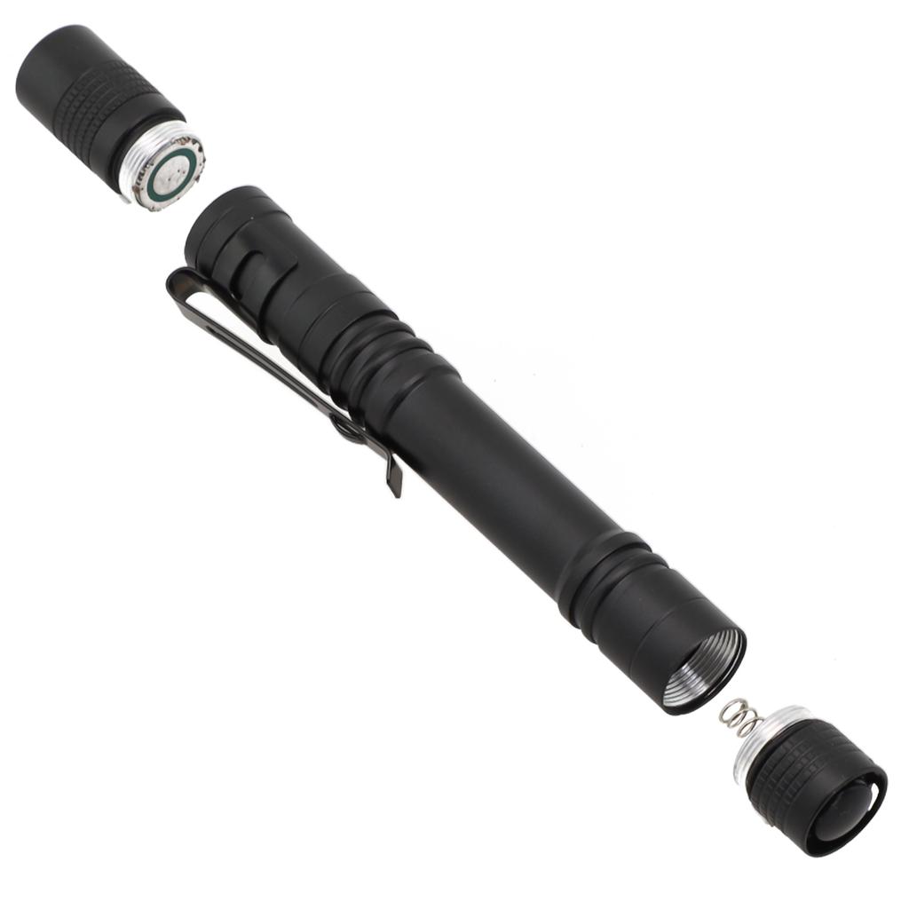 8000LM Mini LED Flashlight Portable Penlight Torch With Clip for Outdoor Camping Hiking Fishing Night Riding Rescue Work Light