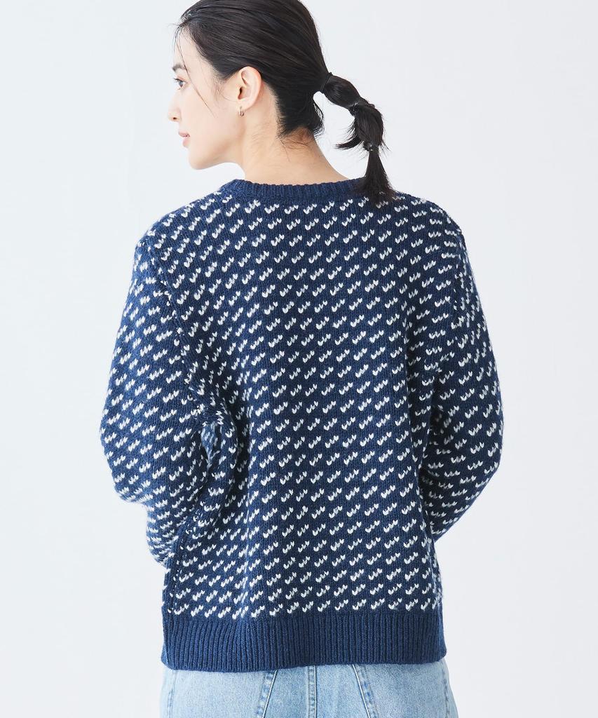 LL Bean Bean Classic Rag Wool Crew Neck US 1000187012 Women's Sweater, Birdseye, Fit, Petite, Medium, Cream, Birdseye, Multicolor,