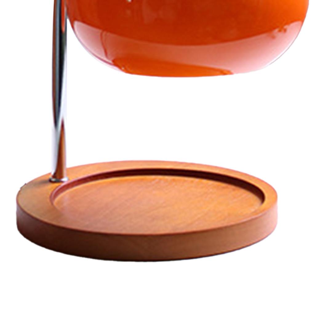 Candle Warmer Lamp Dimmable Retro Decorative Aromatherapy Candle Melter Melting Lamp for Bedroom Study Round Plate Coral