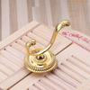 K1AE Heavy Duty Wall Hooks Antique Hanger Sturdy Decorative Coat Racks Zinc Alloy Double Hook for Hanging Hats Towels Keys
