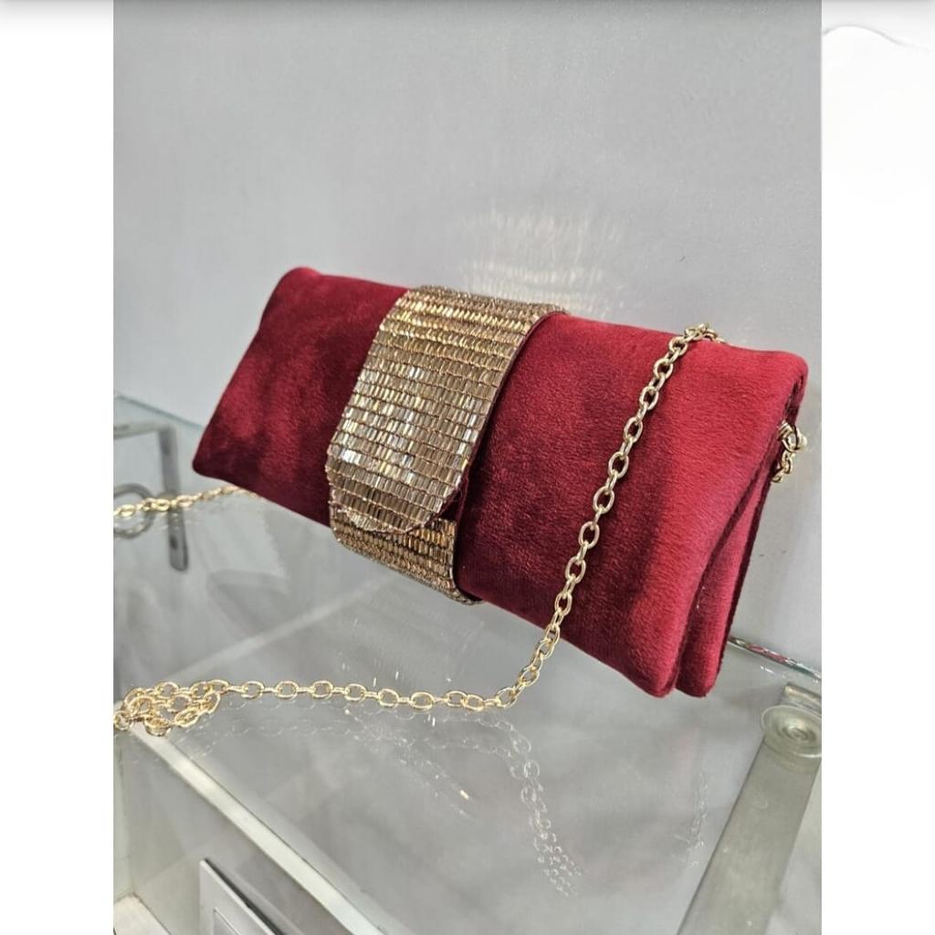 Women Clutch Bag Designer Red Party Wedding Purse Handbag Crossbody Sling Affordable Gift for Her Mom Wife Girlfriend Friend Bridesmaid Gift