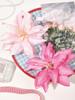 2 Pcs Elegant Bohemian Flower Compact Hair Clipsbridal Flower Side Pins Hairpin Vacation Beach Hair Accessories For Women