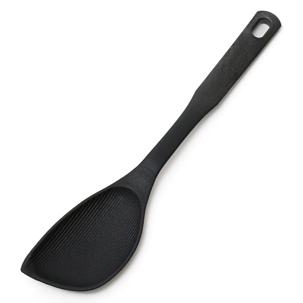 Astro Made In Antibacterial Binchotan Dishwasher Spatula, Black, Japan, Charcoal, Safe, Multi-Spoon, Spatula, Turner, Ladle, 510-40