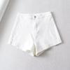 Fashion Style 2023 Summer New Fashion Trendy Women's One Button High Waist Slim Looking All-Matching Sheath Denim Shorts