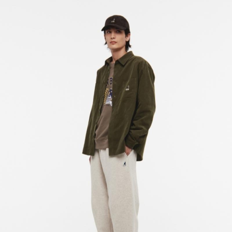 KANGOL Corduroy Shirt Khaki 7065