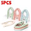 Retractable Portable Travel Hanger Multifunctional Plastic Rack Drying Rack Pin Trousers Hanging Tool Storage Rack
