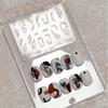 Flower Nail Art Silicone Mold 3D Butterfly Embossing Gel Print Stencil Nail Carving Template Tool for DIY Nail Art Decors