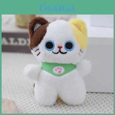 Cute Cat Plush Keychain Soft Kitten Bag Charm Adorable Furry Stuffed Doll