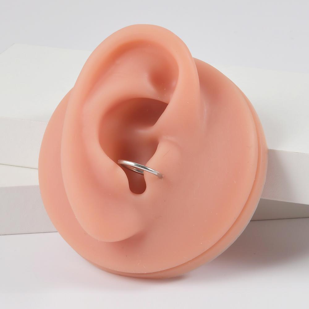 Segment klikacího septa z chirurgické oceli 1ks Kloubový kroužek Nos Obruč na rty Obruč ušní chrupavka Piercing do ušního boltce Tragus Helix