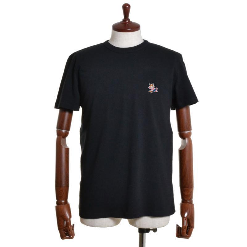 

Unisex Japanese & Korean Style Red T-Shirt with Fox Embroidery - All Cotton, Loose Fit S чёрный