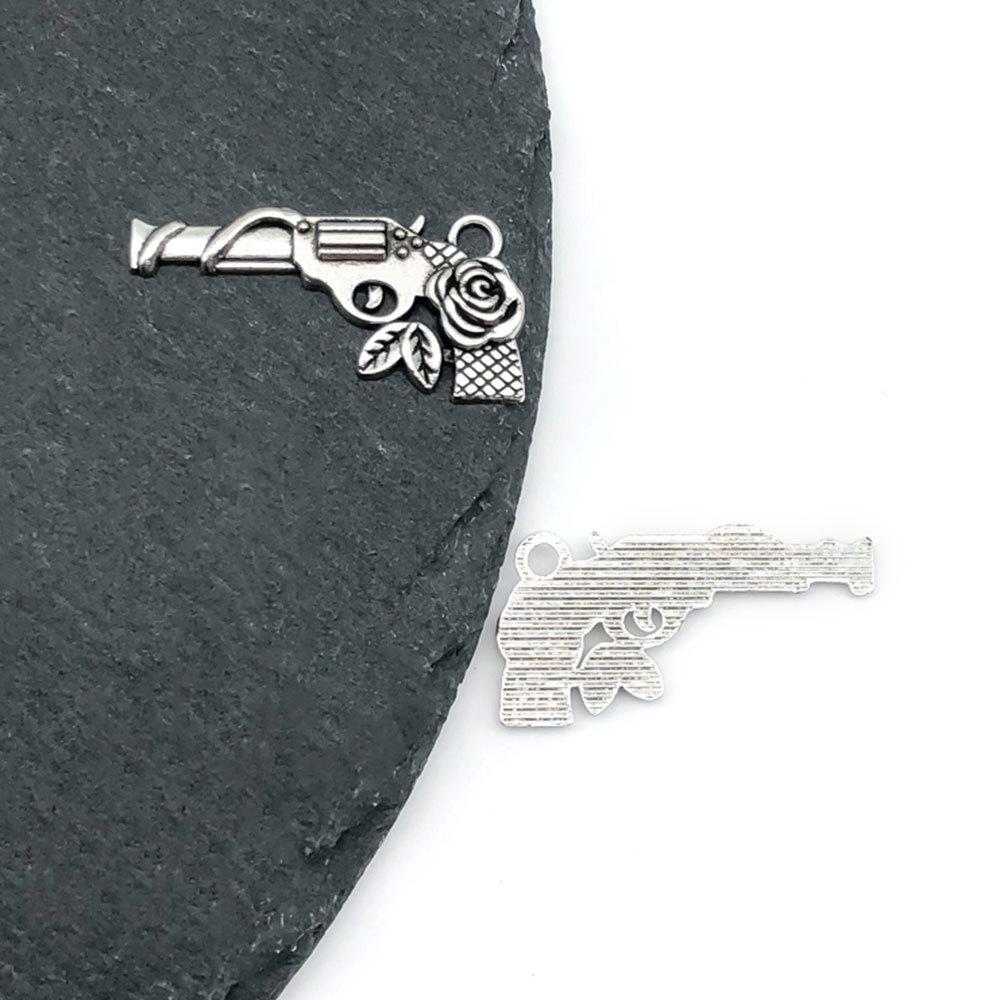 Retro Alloy Bullet Pendant Necklace and Bracelet Jewelry