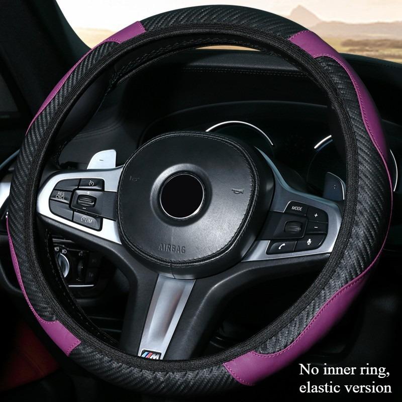 Universal Car Steering Wheel Cover No Inner Ring All-Season Interior Decoration Handle Cover for Vehicle Accessories
