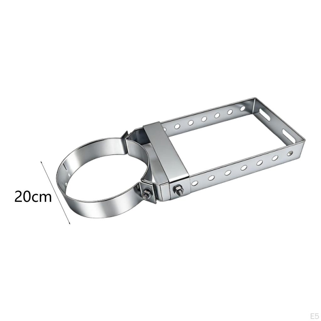 Chimney Pipe Bracket Carbon Steel Fixing Hardware, Easy To Install Accessory Premium, Professional