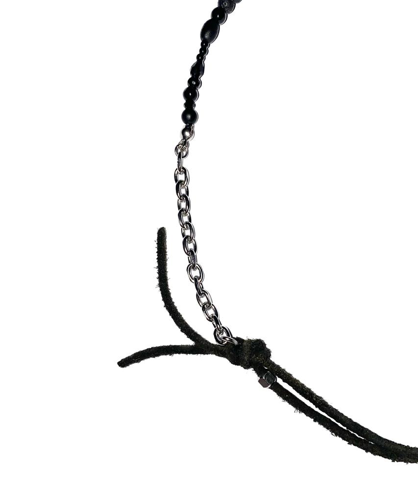 Runds 360 Karen Silver Black Mix Necklace