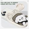 Lovers Couple Cellphone Cover for Vivo V23E Y15 Y91 Y51 OPPO A9 Reno8 6 Realme Huawei Nova 7i P30 Lite Infinix White Puppy PU Leather Phone Case