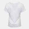 Basic Cotton V-neck T-shirt with Short Sleeves Woman ICON