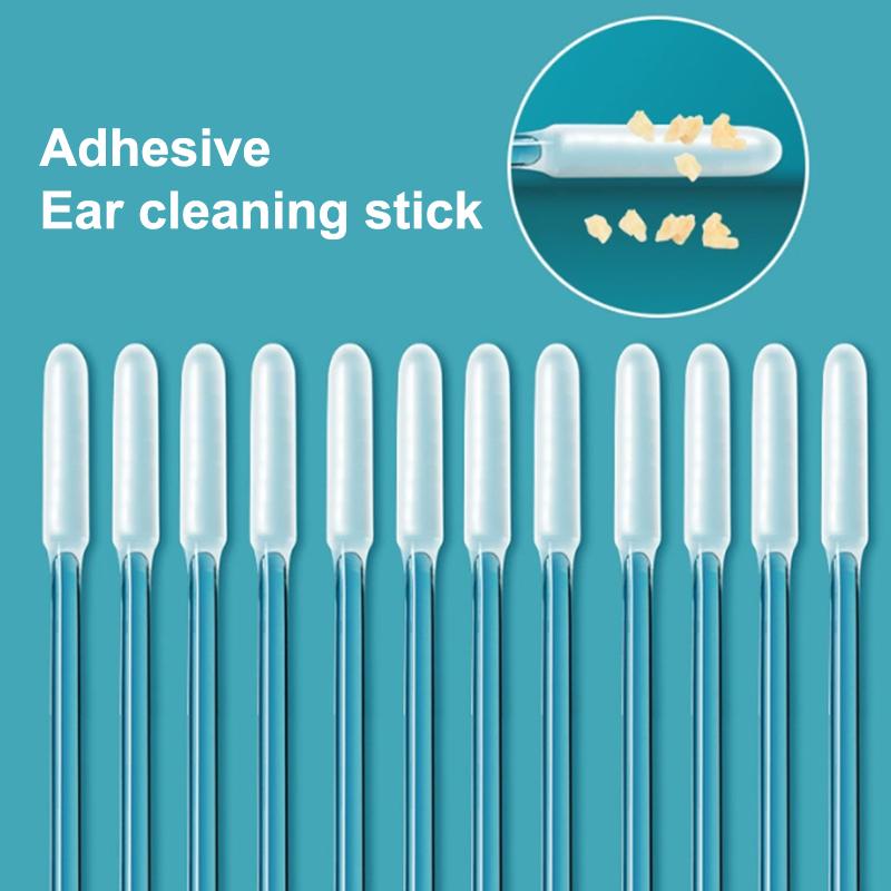 24Pcs/Bag Sticky Ear Digger Double Head Ear Digging Tool Not Hurt Ear Digging Spoon Ear Care Ear Wax Cleaning Special Tool