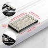 KAK Zinc Alloy Cabinet Knobs and Handles Tatami Hidden Door Handles Kitchen Handles Black Drawer Knobs Furniture Handle Hardware