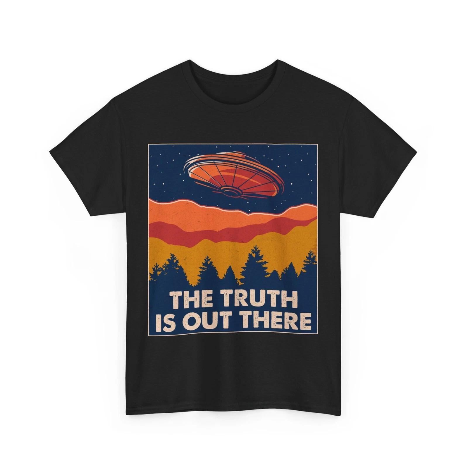 UFO Shirt, The Truth Is Out There Space UFO Lovers Women Men T shirt S