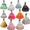15pcs/lot Doll Accessories For Barbie Doll Outfits = 5pcs Wedding Dresses & 10pairs Shoes 1/6 Doll Clothes For Barbie Dolls