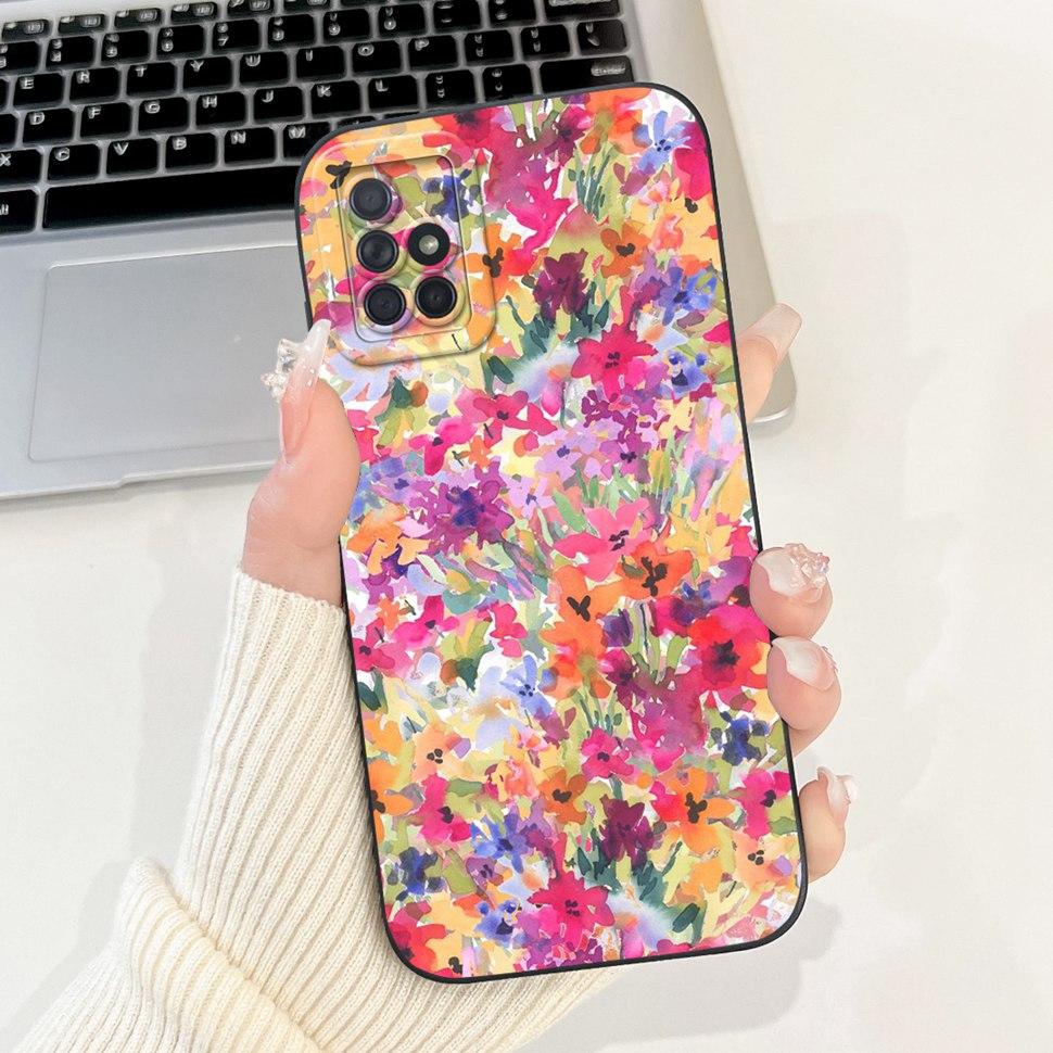 For Samsung Galaxy A71 Case Cute Panda Ultra Slim Soft TPU Back Cover Case For Samsung A71 A715F 4G Full Cellphone Phone Case