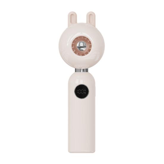 Portable Handheld Turbo Fan Digital Display High-Speed Strong Airflow Low Noise Personal Rechargeable Air Cooler Fan