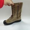 Herren Segeltuchstiefel Militärstil Hohe Wüstenstiefel Seitenreißverschluss Outdoor Wanderschuhe Atmungsaktiv Rutschfest